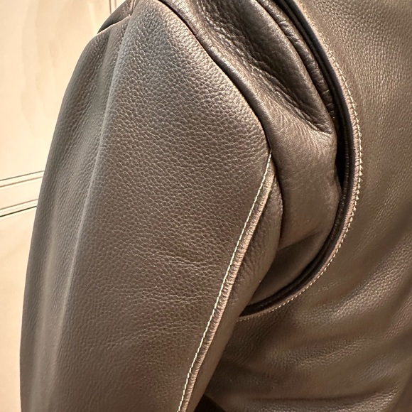 Leather jacket, agave denim men’s L - Picture 11 of 15